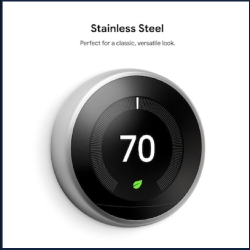 New Google Nest Learning Thermostat - 3rd Gen $220